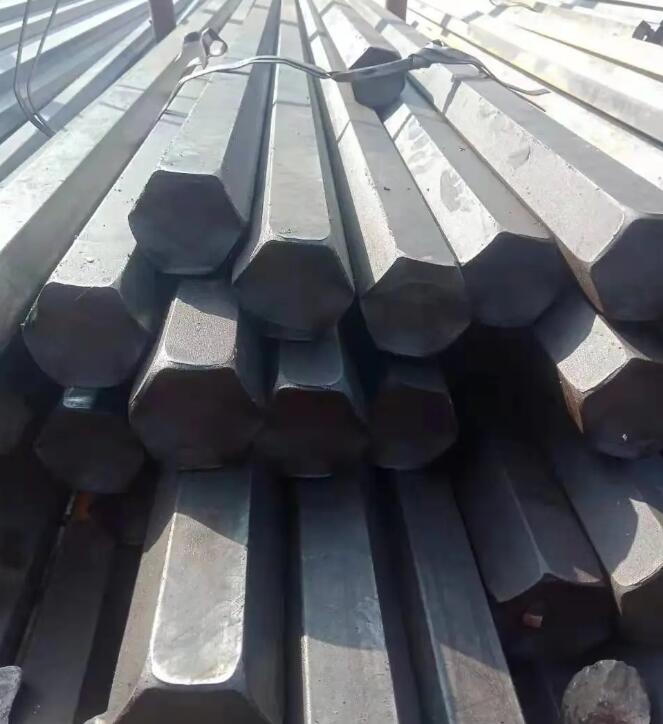Hexagonal steel bars