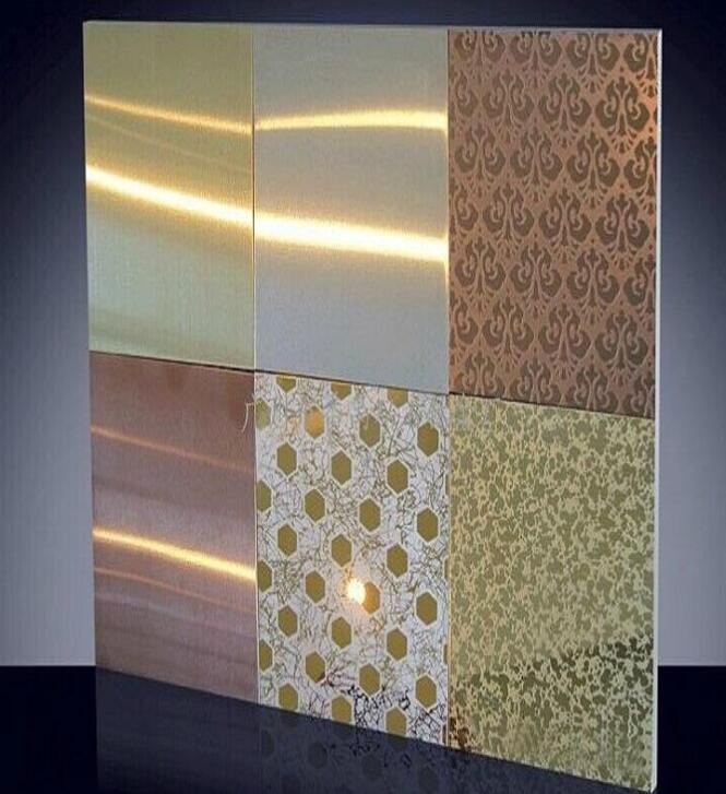 Decorative stainless steel