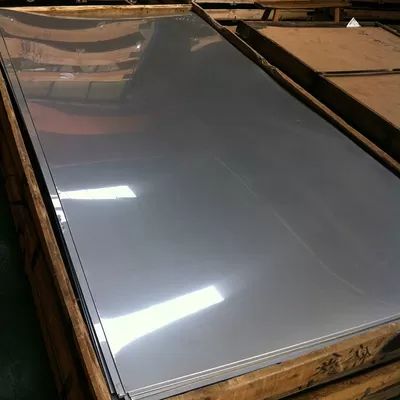 Stainless Steel Plate Blurred